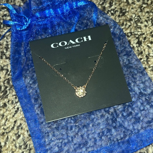 Coach Jewelry - Coach Open Circle Stone Necklace (Style No. F54514) BNWT
